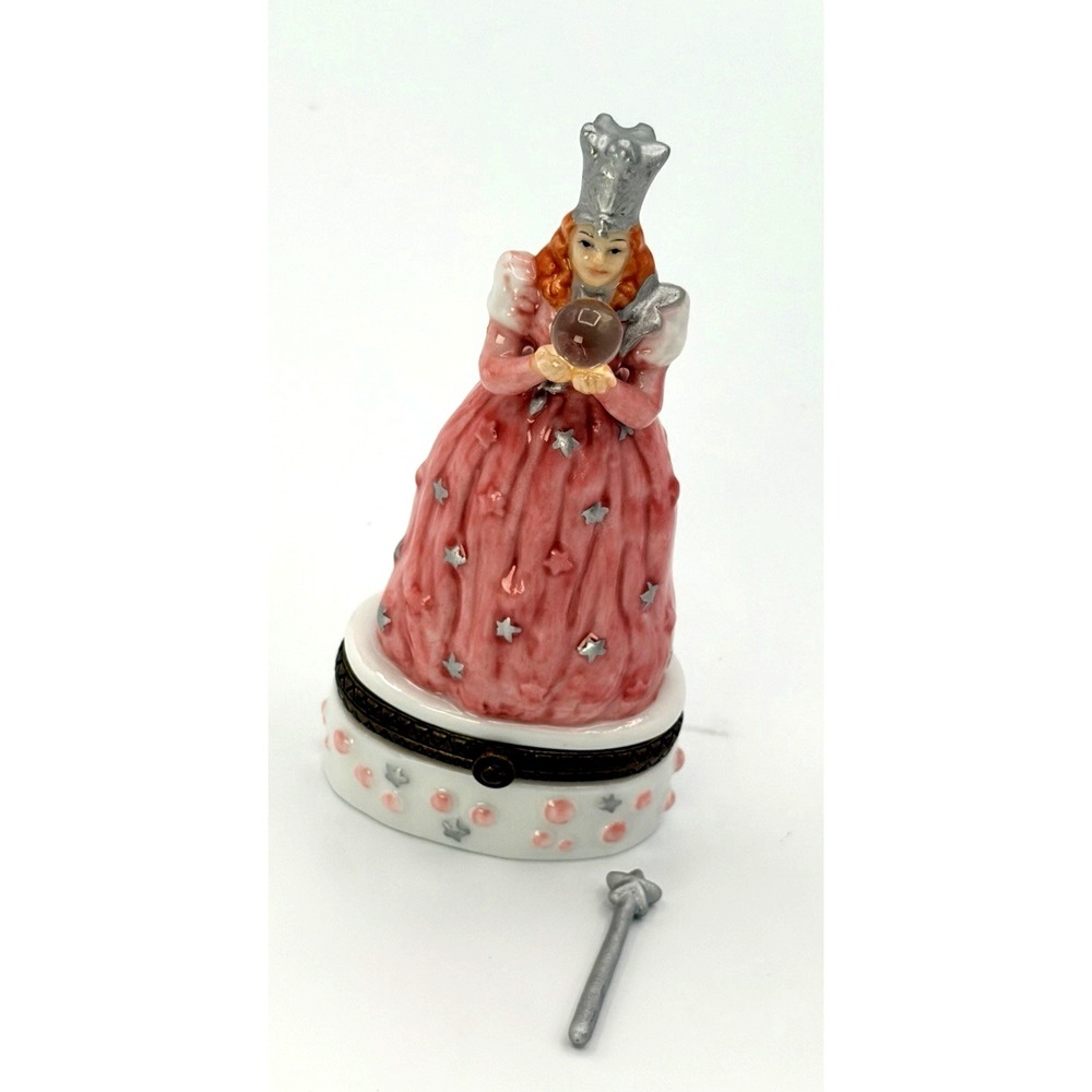 Glinda The Good Witch Trinket Box & Wand Midwest Cannon Falls Wizard Of Oz
